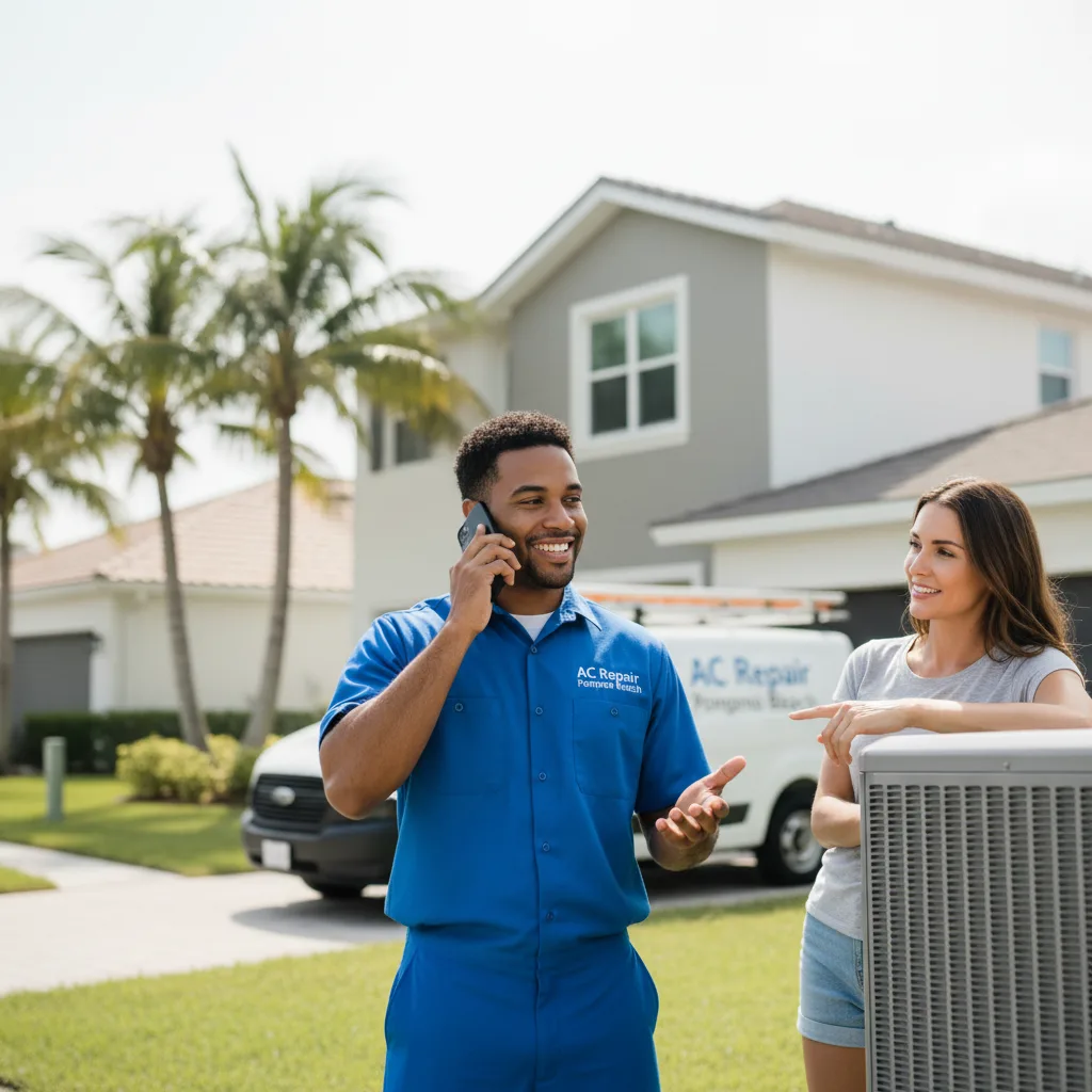 AC Repair Pompano Beach customer support in Riverdale Park